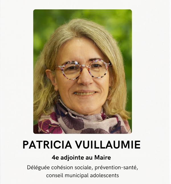 Patricia VUILLAUMIE 4e adjoint Patricia VUILLAUMIE 4e adjoint
