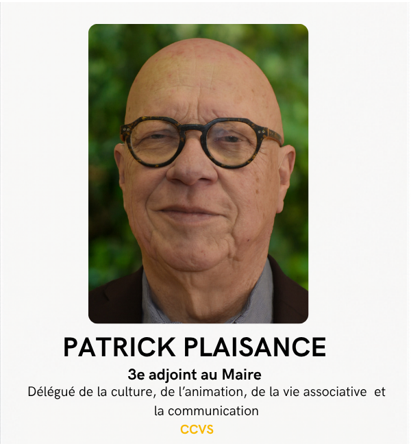 Patrick Plaisance 3e adjoint Patrick Plaisance 3e adjoint