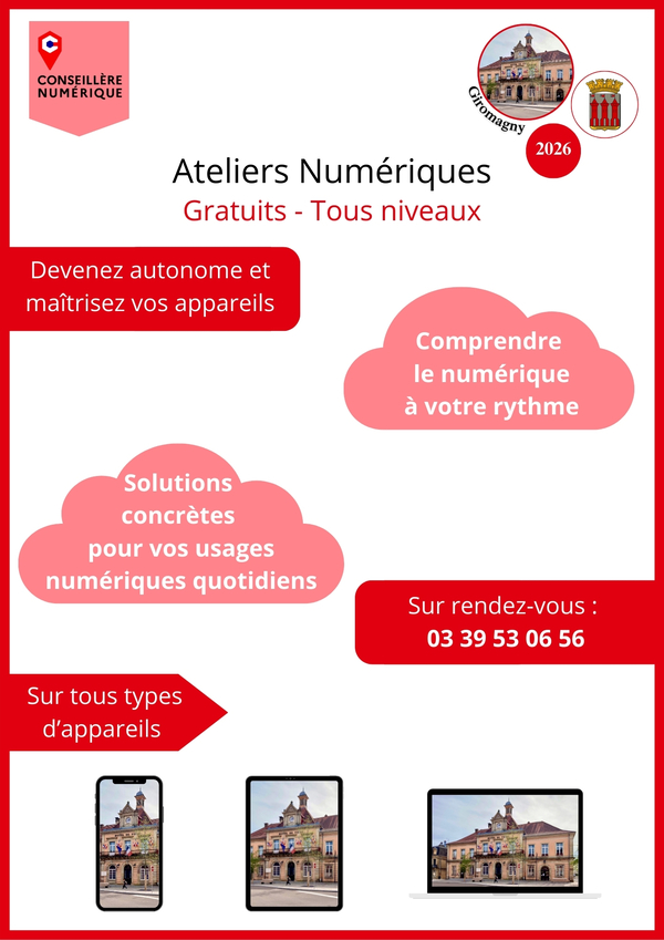 Ateliers numériques à Giromagny