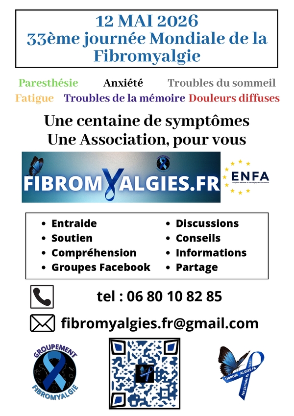 Journée mondiale de la fibromyalgie - Mardi 12 mai 
