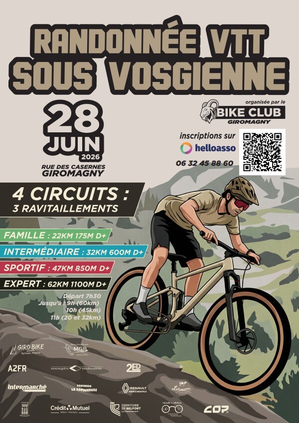 Randonnée VTT Sous-Vosgienne - 28 juin