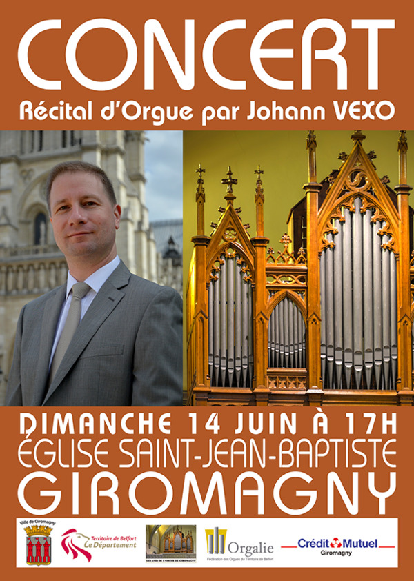 Récital d’orgue - 14 juin 2026 à 17h 