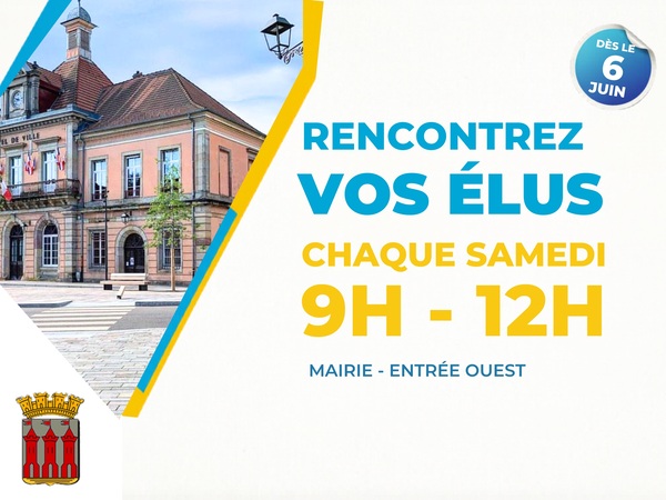 Permanence des élus à Partir du 06 Juin