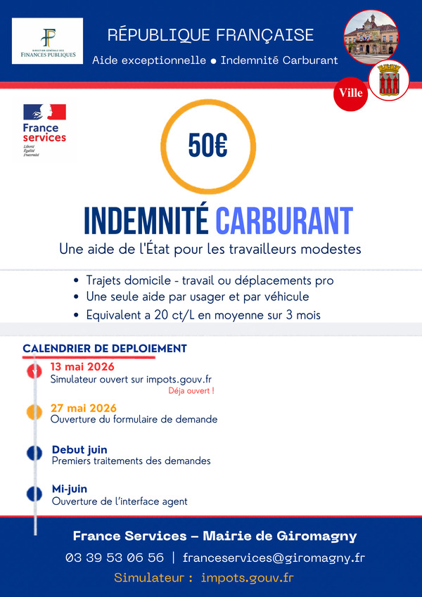 Imdemnité Carburant