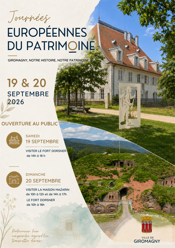 Journées Européennes du Patrimoine 2026