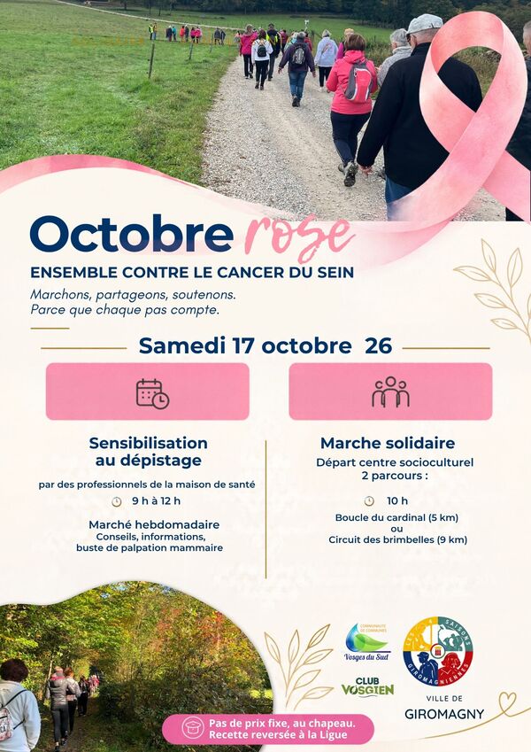 Octobre Rose-Journée du 17 octobre