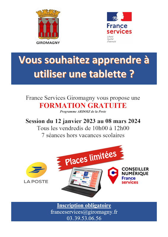 FORMATION TABLETTE