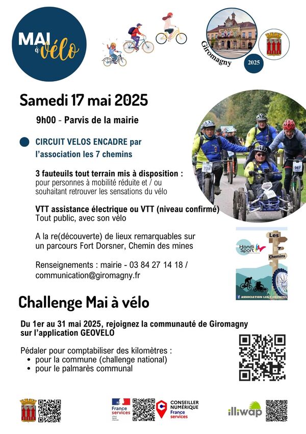 Mai à vélo à Giromagny