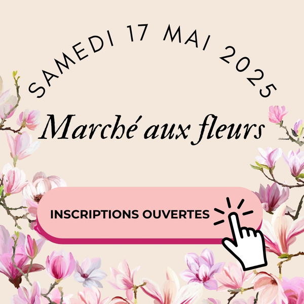 Devenez exposant au Marché aux Fleurs !