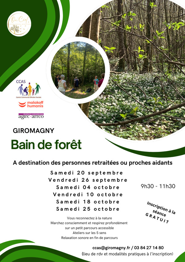 Bains de forêt à Giromagny