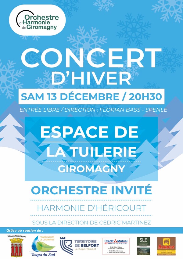 Concert de Noël - samedi 13 décembre 20h30