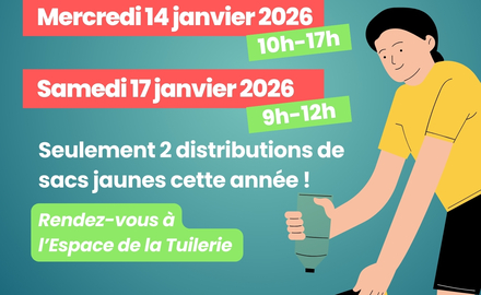 Sacs jaunes : Deux dates, ne les manquez pas !