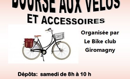 Bourse aux vélos et accessoires - 14 mars
