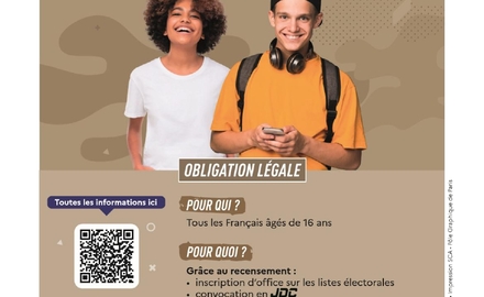 Bientôt 16 ans ? Pensez au recensement citoyen !