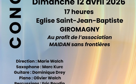 Concert à Giromagny - Dimanche 12 avril