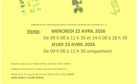 Baby Bourse à Giromagny - 22 et 23 avril 