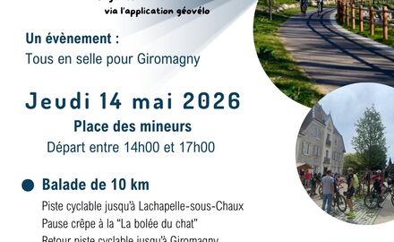 Mai à Vélo à Giromagny - jeudi 14 mai 2026 