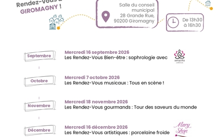 Les Rendez-Vous + Malins arrivent à Giromagny !