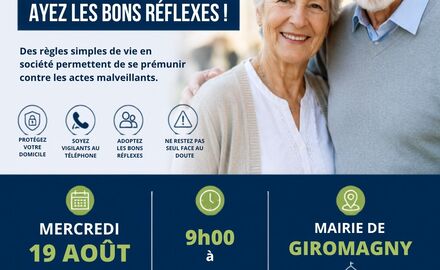 Séniors : une réunion de prévention pour adopter les bons réflexes