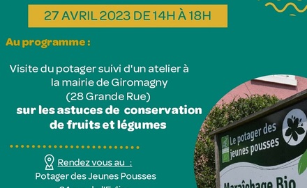 Visite de potager et atelier astuces