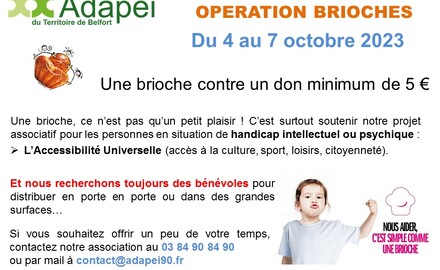 ADAPEI : Opération Brioches