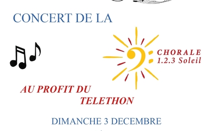 Chorale au profit du TELETHON dimanche 3 décembre 17h mairie 