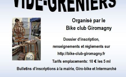 Vide grenier Bike Club - Dimanche 13 avril 2025
