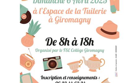 Vide grenier Collège - Dimanche 6 Avril