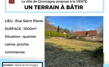 La commune vend un terrain rue Saint Pierre