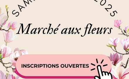 Devenez exposant au Marché aux Fleurs !