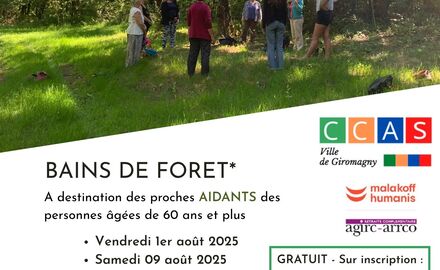 Bains de forêt à Giromagny – spécial aidants 