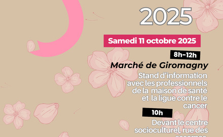 Octobre Rose à Giromagny – Samedi 11 octobre 2025
