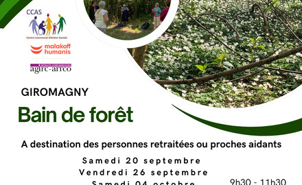 Bains de forêt à Giromagny