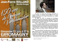Récital d'orgue : 150 ans de l'orgue Verschneider