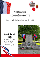 Cérémonie commémorative de la victoire du 8 mai 1945