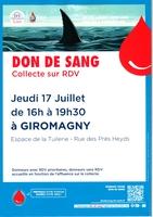 Don du sang à l’Espace de la Tuilerie