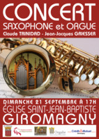 Concert saxophone et orgue - Amis de l'Orgue
