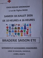  Braderie d'été – Croix-Rouge de Giromagny 