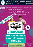 Permanence Carte Avantages Jeunes
