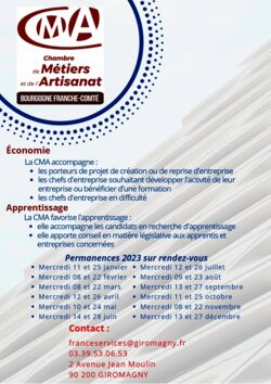 Afficher flyer CMA