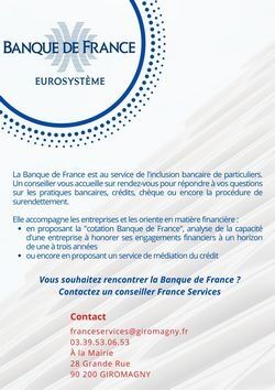 Afficher flyer Banque de France