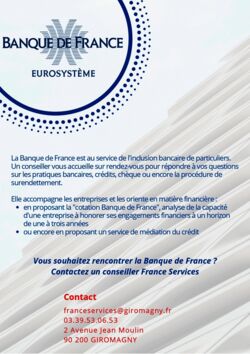 Afficher flyer Banque de France