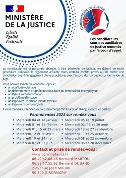 Afficher flyer Conciliateur de justice