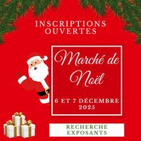 Affiche marché de noël 2025