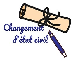 CHANGEMENT ETAT CIVIL