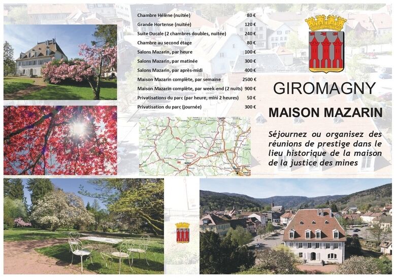 Flyer Maison Mazarin Giromagny recto Flyer Maison Mazarin Giromagny recto