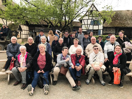 Photo avec les participants de la sortie à l'Écomusée