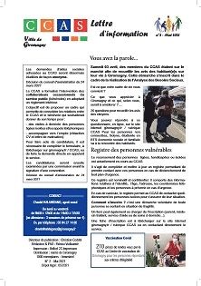 Lettre d'information CCAS - Ville de Giromagny n°2