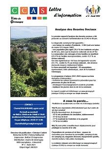 Lettre d'information CCAS - Ville de Giromagny n°3