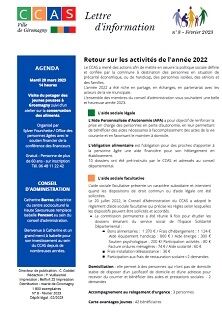 Image lettre CCAS avec lien sur Calaméo